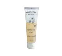 Mussvital Botanics Acondicionador Nutritivo Monoï 100 ml | Fórmula 96% natural con pantenol, coco, flor de tiaré y proteínas; ayuda a suavizar y desenredar.