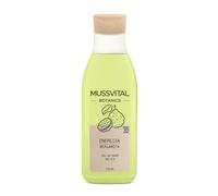 Mussvital Botanics Gel de Baño Bergamota 750 ml Higiene Diaria | Fórmula 92,3% natural con textura transparente y aroma cítrico para limpieza corporal fresca y agradable.
