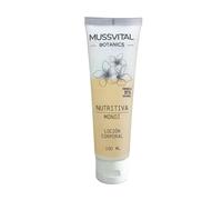 Mussvital Botanics Loción Corporal Monoï 100 ml Cuidado Diario | Fórmula 91% natural en emulsión, con fragancia cálida y formato práctico para la rutina corporal diaria.