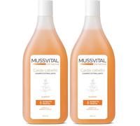 MUSSVITAL Dermactive, Champú Caída Cabello, Champú Estimulante, Scutellaria, 400 ml (Paquete de 2)