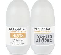 Mussvital Dermactive Desodorante Nature sin Aluminio 2x75 ml