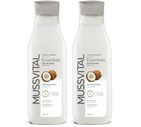MUSSVITAL Essentials Gel de Baño con Aceite de Coco, pH 5.5, 750 ml (Paquete de 2)