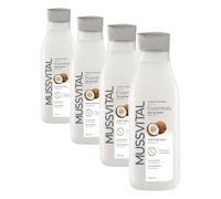MUSSVITAL Essentials Gel de Baño con Aceite de Coco, pH 5.5, 750 ml (Paquete de 4)