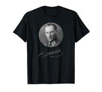 Mustafa Kemal Ataturk Firma Retrato Turquía Camiseta