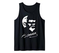 Mustafa Kemal Ataturk Padre de la Bandera de Turquía Camiseta sin Mangas