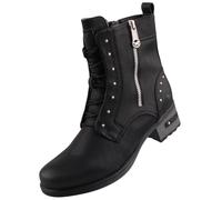 MUSTANG 1229522/9, Botín con Cordones Mujer, Negro, 38 EU