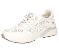 Mustang 1358-319, Zapatos con Cordones Mujer, Blanco, 38 EU