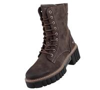 MUSTANG 1447-506, Botín con Cordones Mujer, Gris Oscuro, 36 EU