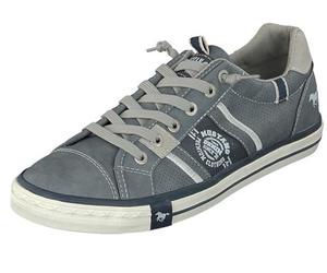 Mustang 4072-308 Hombre Zapatillas sin Cordones, Azul (Sky 875), 44 EU