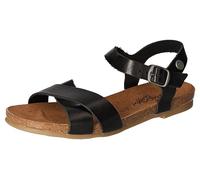 MUSTANG 6106-802, Sandalias Planas Mujer, Negro, 39 EU