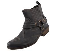 MUSTANG Botas de hombre Botines occidentales, gris, 48 EU