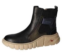 MUSTANG Botines deportivos para mujer con plataforma Chelsea Boot Stretch 1499-603, Negro, 39 EU