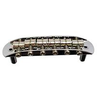 Mustang Bridge con sillines grandes, también se adapta a Fender Jaguar o Jazzmaster, cromado