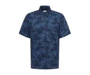 Mustang Camisa de Manga Corta para Hombre, Distorted Palm Blue 12728, 3XL
