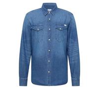 MUSTANG Camisa Estilo Duver para Hombre, Azul Medio 502, L