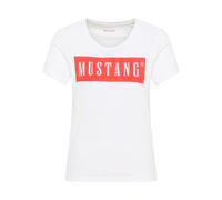 MUSTANG Camiseta 'ALMA' rojo sangre / blanco XS rojo sangre / blanco
