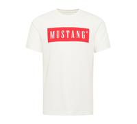 MUSTANG Camiseta 'Austin' beige claro / rojo XL EUR