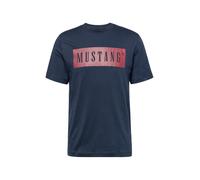 MUSTANG Camiseta 'Austin' marino / rojo rubí S marino / rojo rubí