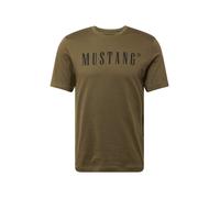 MUSTANG Camiseta 'Austin' marrón claro / negro XL marrón claro / negro