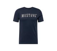 MUSTANG Camiseta 'Austin' navy / offwhite XL navy / offwhite