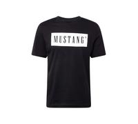 MUSTANG Camiseta 'Austin' negro / offwhite M EUR