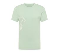 MUSTANG Camiseta 'Austin' verde pastel / offwhite M verde pastel / offwhite