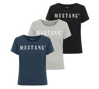MUSTANG Camiseta azul / gris / negro XS EUR