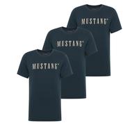 MUSTANG Camiseta beige / azul oscuro XXXL beige / azul oscuro
