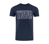 Mustang Camiseta Hombre Básico Impresión Cuello Redondo de Manga Corta Camisa