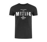 Mustang Camiseta Hombre Básico Impresión Cuello Redondo Manga Corta Camisa 100%