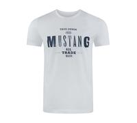 Mustang Camiseta Hombre Básico Impresión Cuello Redondo Manga Corta Camisa 100%