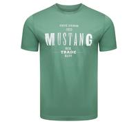 Mustang Camiseta Hombre Básico Impresión Cuello Redondo Manga Corta Camisa 100%