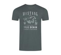 Mustang Camiseta Hombre Regular Fit Cuello Manga Corta Verano Logoprint Algodón
