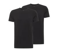 MUSTANG Style Allen 2-Pack Camiseta, Negro 4142, L para Hombre