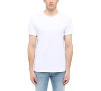 MUSTANG Camiseta para Hombre Allen Pack de 2 - Regular Fit S- 3XL Blanco Negro Elástico, Genaral White 2045, XL