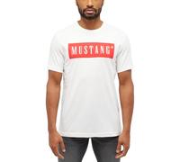 Mustang Camiseta para Hombre Austin - Regular Fit S-3XL Blanco Negro Algodón, Cannoli Cream 2084, XL