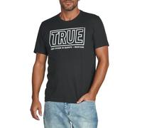 MUSTANG Camiseta para hombre de corte regular, cuello redondo, manga corta, camiseta de verano, camiseta de algodón con logotipo impreso, algodón, negro, blanco, azul, gris, verde, S, M, L, XL, XXL