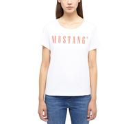 MUSTANG Camiseta 'Alma' rojo sangre / blanco L rojo sangre / blanco