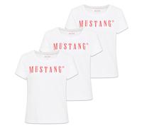 MUSTANG Camiseta rojo sangre / blanco XL EUR