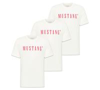 MUSTANG Camiseta rojo sangre / blanco XXXL EUR