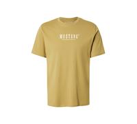 MUSTANG Camiseta 'Style Austin' caqui / blanco S caqui / blanco
