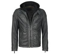 MUSTANG Chaqueta de cuero para hombre 31020245, Gris vintage., L