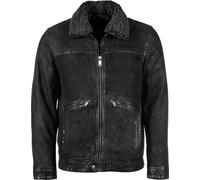 Mustang Chicago, chaqueta de cuero M male Negro
