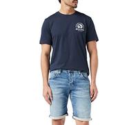 MUSTANG Chicago Pantalones Cortos, Mittelblau 413, 33 para Hombre