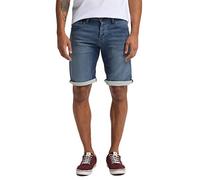 Mustang Chicago Short Pantalones cortos de jean,Hombre,Azul (Super Dark 943),29