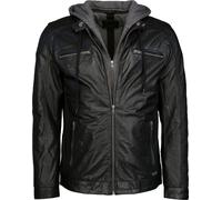 Mustang Foster, chaqueta de cuero S male Negro