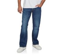 MUSTANG Oregon - Vaqueros para Hombre, Corte en Bote, Color Azul, Azul Claro, Azul Oscuro, Negro Mid Blue (1006280-882). 32W x 34L