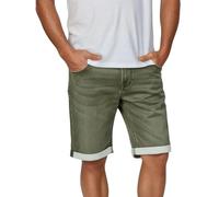 MUSTANG Pantalones cortos de jeans para hombre, elásticos, corte regular, Chicago, Real X, cortos, pantalones de verano, denim, de un solo color, azul, gris, negro, beige, verde, 30, 31, 32, 33, 34