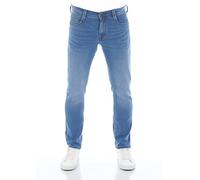 MUSTANG Pantalones vaqueros elásticos largos para hombre Real X Oregon Tapered K Pantalones vaqueros Pantalones de chándal Pantalones vaqueros de algodón, talla: W 42 L 32, selección de colores: azul