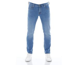 MUSTANG Pantalones vaqueros elásticos largos para hombre Real X Oregon Tapered K Pantalones vaqueros Pantalones de chándal Pantalones vaqueros de algodón, talla: W 42 L 32, selección de colores: azul